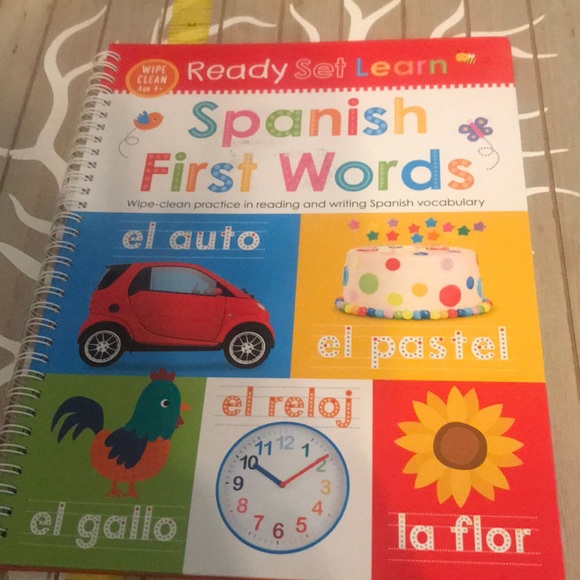 Spanish First Words Wipe Clean Book - Picture 2 of 8